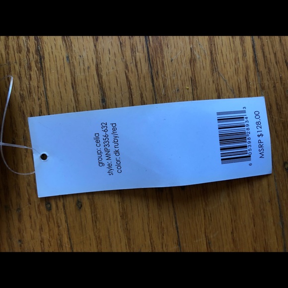 Mondani New York faux learther red and dark brown - Picture 4 of 8